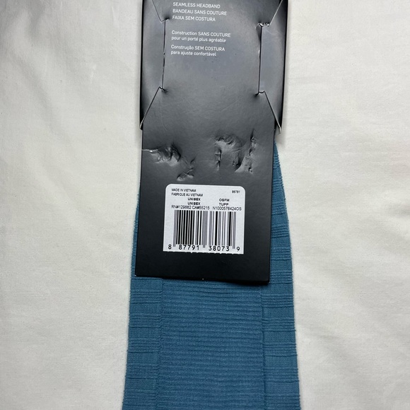 Nike Seamless Headband Unisex Color Cerulean/ Armory Blue - Picture 4 of 6